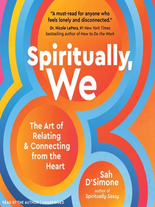 Title details for Spiritually, We by Sah D'Simone - Available